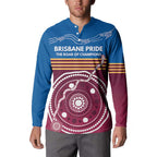 Personalised Brisbane Pride Button Sweatshirt The Roar of Champions - Aussie Hoodie