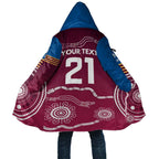 Personalised Brisbane Pride Cloak The Roar of Champions - Aussie Hoodie