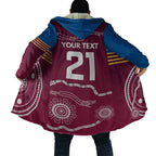 Personalised Brisbane Pride Cloak The Roar of Champions - Aussie Hoodie