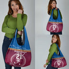 Personalised Brisbane Pride Grocery Bag The Roar of Champions - Aussie Hoodie