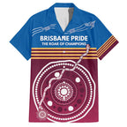 Personalised Brisbane Pride Hawaiian Shirt The Roar of Champions - Aussie Hoodie
