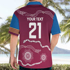 Personalised Brisbane Pride Hawaiian Shirt The Roar of Champions - Aussie Hoodie