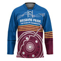 Personalised Brisbane Pride Hockey Jersey The Roar of Champions - Aussie Hoodie