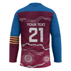 Personalised Brisbane Pride Hockey Jersey The Roar of Champions - Aussie Hoodie