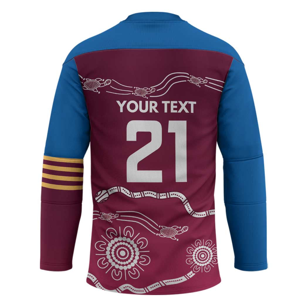 Personalised Brisbane Pride Hockey Jersey The Roar of Champions - Aussie Hoodie