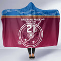 Personalised Brisbane Pride Hooded Blanket The Roar of Champions - Aussie Hoodie
