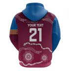 Personalised Brisbane Pride Hoodie The Roar of Champions - Aussie Hoodie