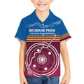 Personalised Brisbane Pride Kid Hawaiian Shirt The Roar of Champions - Aussie Hoodie