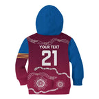 Personalised Brisbane Pride Kid Hoodie The Roar of Champions - Aussie Hoodie