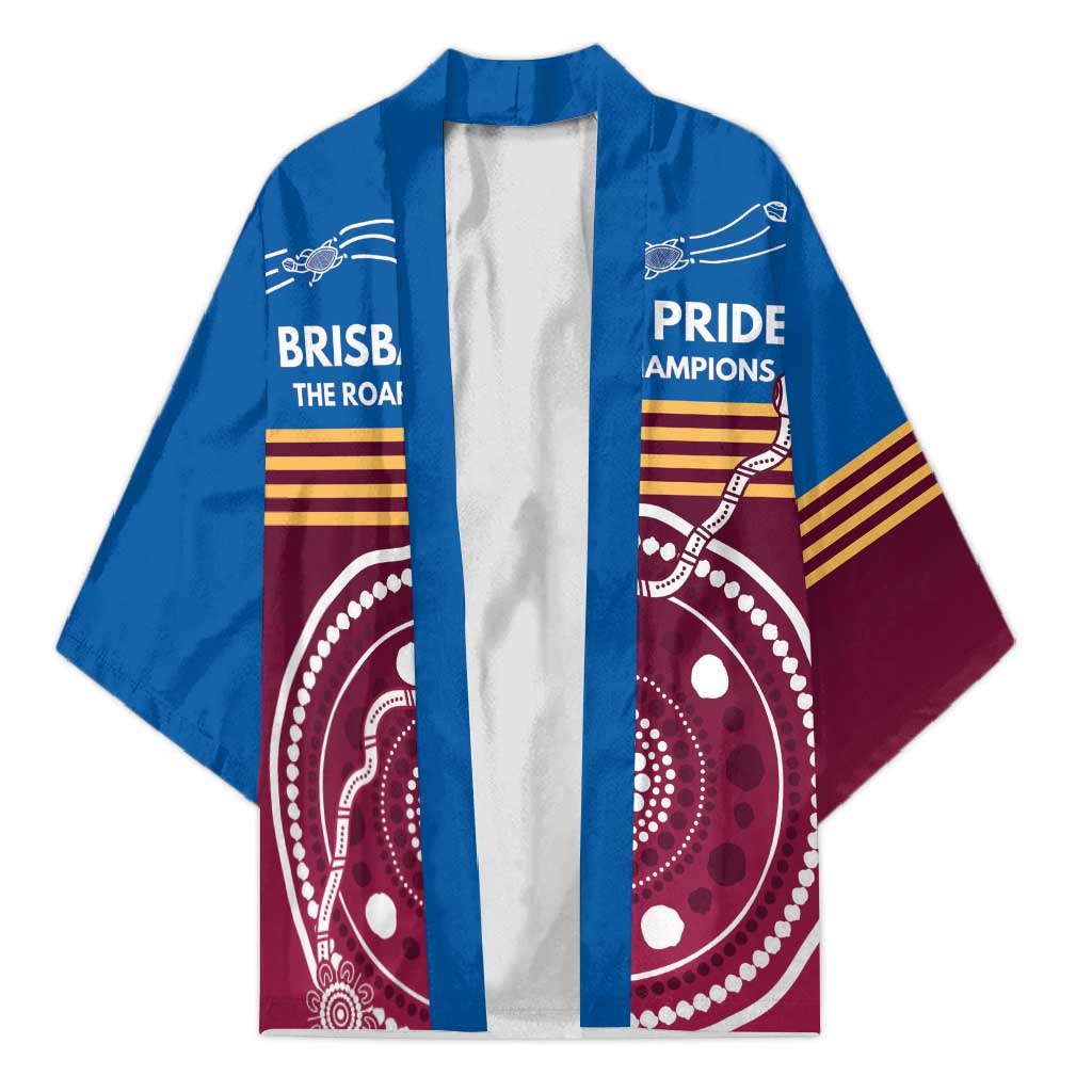 Personalised Brisbane Pride Kimono The Roar of Champions - Aussie Hoodie