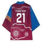Personalised Brisbane Pride Kimono The Roar of Champions - Aussie Hoodie
