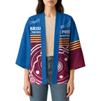 Personalised Brisbane Pride Kimono The Roar of Champions - Aussie Hoodie