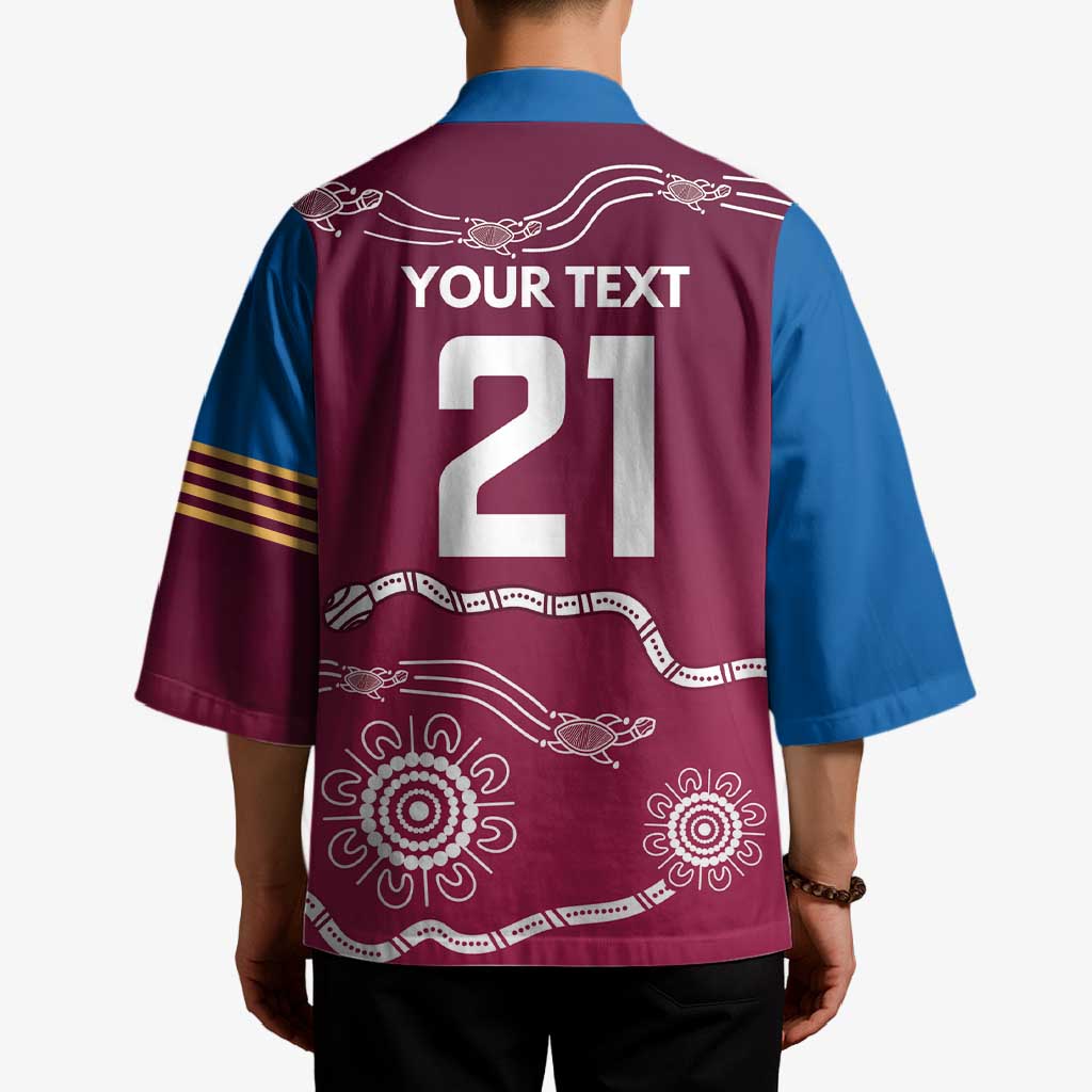 Personalised Brisbane Pride Kimono The Roar of Champions - Aussie Hoodie