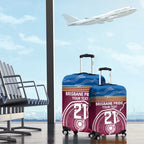Personalised Brisbane Pride Luggage Cover The Roar of Champions - Aussie Hoodie