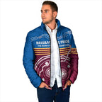 Personalised Brisbane Pride Padded Jacket The Roar of Champions - Aussie Hoodie