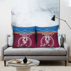 Personalised Brisbane Pride Pillow Cover The Roar of Champions - Aussie Hoodie