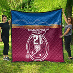 Personalised Brisbane Pride Quilt The Roar of Champions - Aussie Hoodie