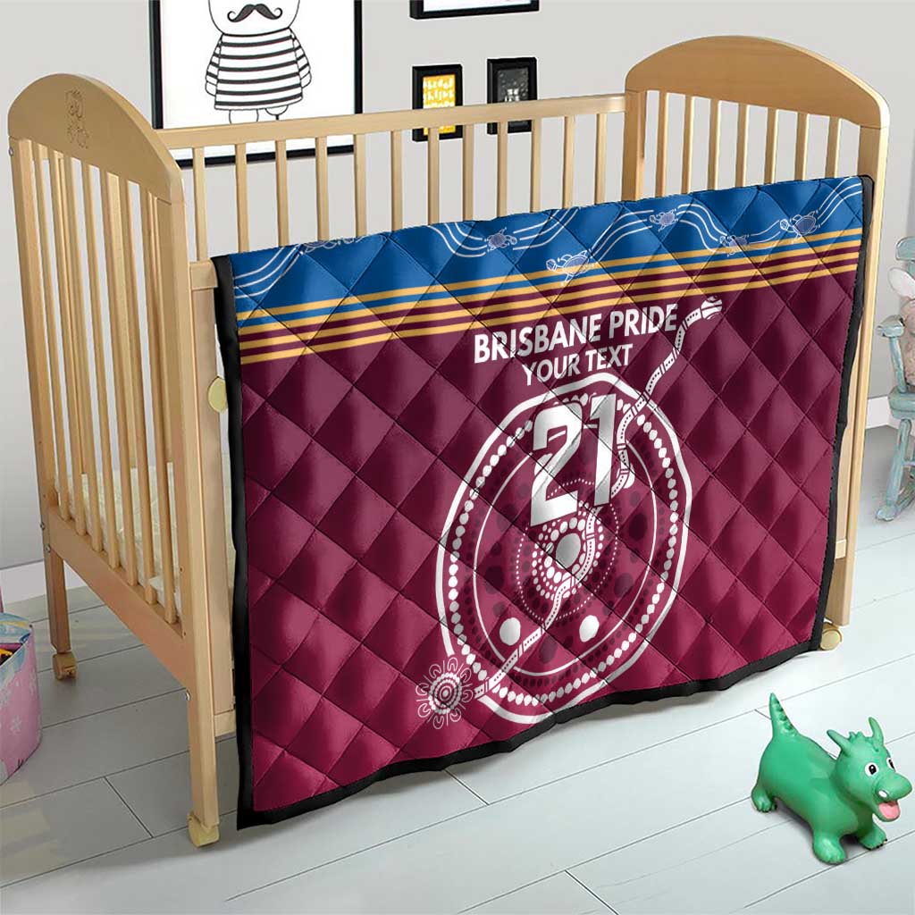 Personalised Brisbane Pride Quilt The Roar of Champions - Aussie Hoodie