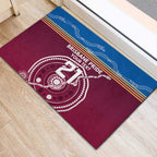 Personalised Brisbane Pride Rubber Doormat The Roar of Champions - Aussie Hoodie