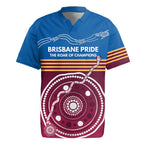 Personalised Brisbane Pride Rugby Jersey The Roar of Champions - Aussie Hoodie