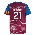 Personalised Brisbane Pride Rugby Jersey The Roar of Champions - Aussie Hoodie