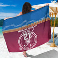 Personalised Brisbane Pride Sarong The Roar of Champions - Aussie Hoodie
