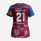 Personalised Brisbane Pride Scrub Top The Roar of Champions - Aussie Hoodie
