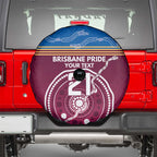 Personalised Brisbane Pride Spare Tire Cover The Roar of Champions - Aussie Hoodie