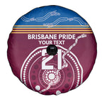 Personalised Brisbane Pride Spare Tire Cover The Roar of Champions - Aussie Hoodie