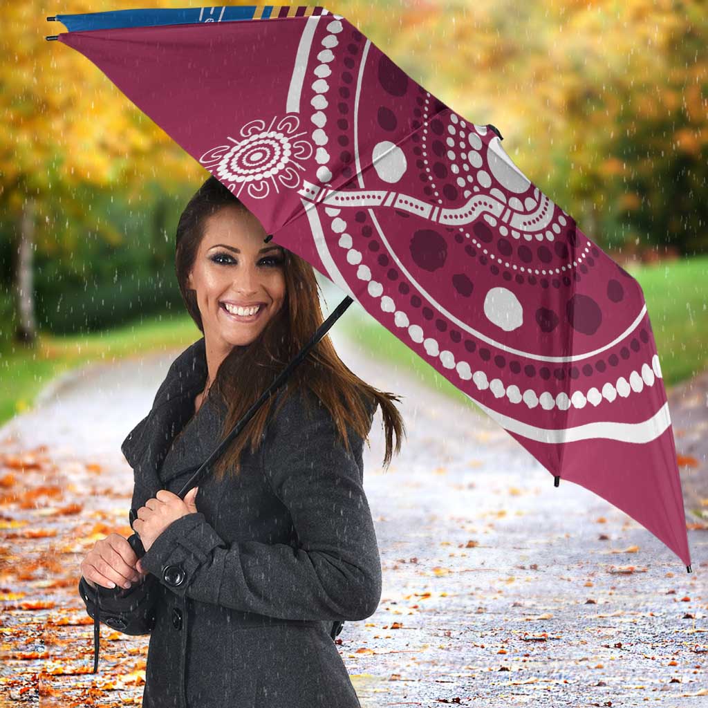 Personalised Brisbane Pride Umbrella The Roar of Champions - Aussie Hoodie