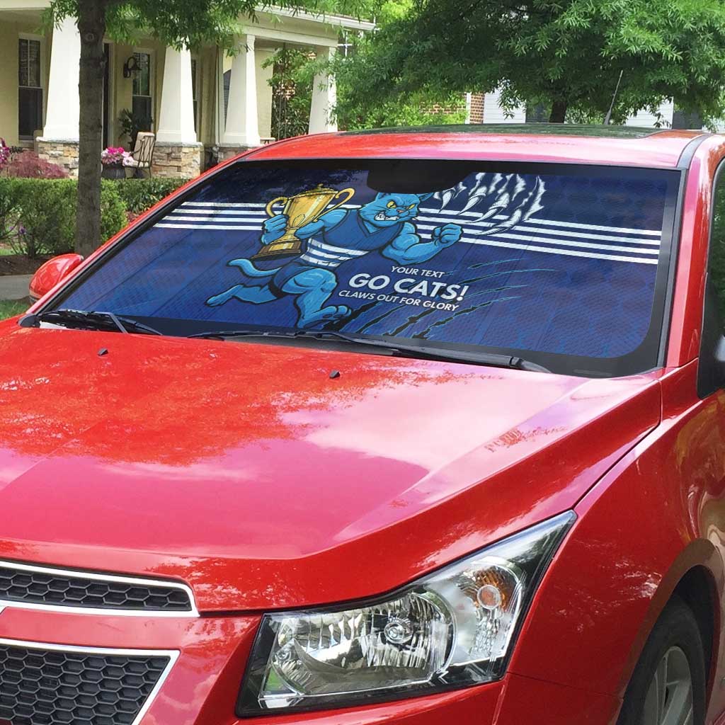 Personalised Geelong Pride Auto Sun Shade Claws Out for Glory - Aussie Hoodie