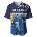 Personalised Geelong Pride Baseball Jersey Claws Out for Glory - Aussie Hoodie