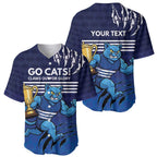 Personalised Geelong Pride Baseball Jersey Claws Out for Glory - Aussie Hoodie