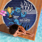 Personalised Geelong Pride Beach Blanket Claws Out for Glory - Aussie Hoodie