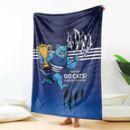 Personalised Geelong Pride Blanket Claws Out for Glory - Aussie Hoodie