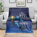 Personalised Geelong Pride Blanket Claws Out for Glory - Aussie Hoodie