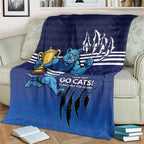 Personalised Geelong Pride Blanket Claws Out for Glory - Aussie Hoodie
