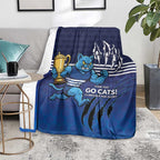 Personalised Geelong Pride Blanket Claws Out for Glory - Aussie Hoodie