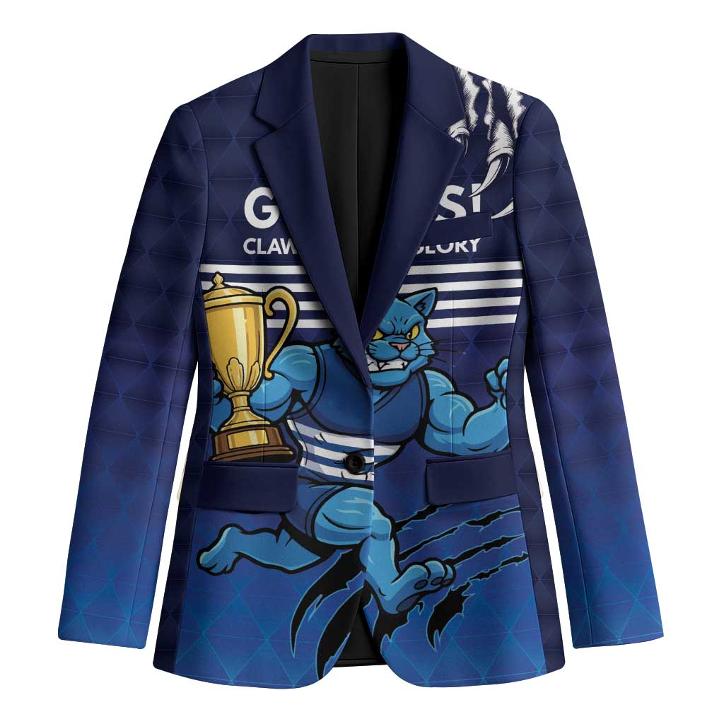 Personalised Geelong Pride Blazer Claws Out for Glory - Aussie Hoodie