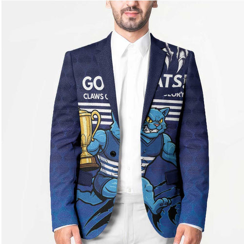 Personalised Geelong Pride Blazer Claws Out for Glory - Aussie Hoodie