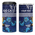Personalised Geelong Pride 4 in 1 Can Cooler Tumbler Claws Out for Glory - Aussie Hoodie