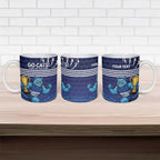 Personalised Geelong Pride Ceramic Mug Claws Out for Glory - Aussie Hoodie