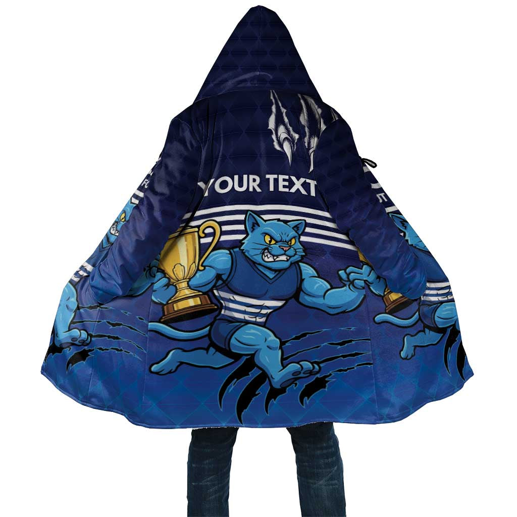 Personalised Geelong Pride Cloak Claws Out for Glory - Aussie Hoodie