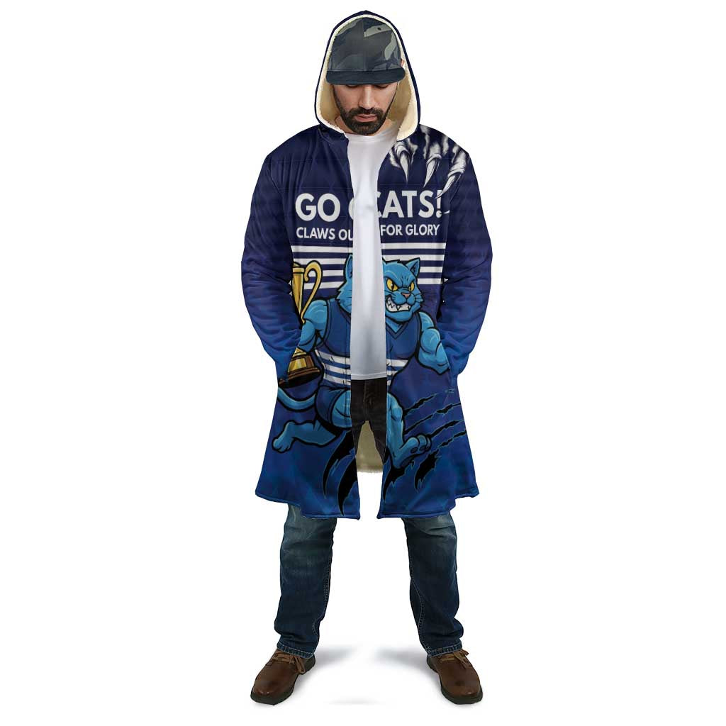 Personalised Geelong Pride Cloak Claws Out for Glory - Aussie Hoodie
