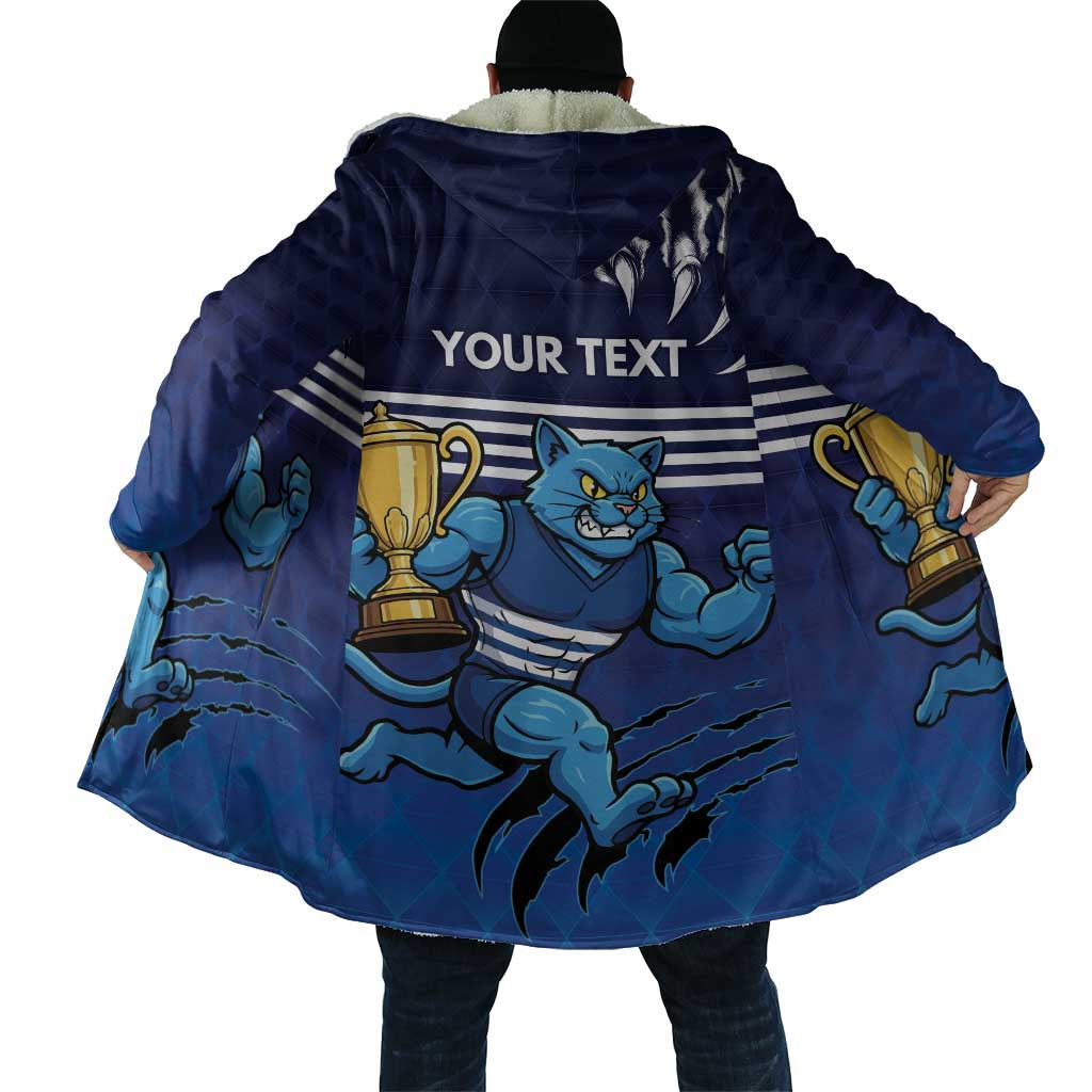 Personalised Geelong Pride Cloak Claws Out for Glory - Aussie Hoodie