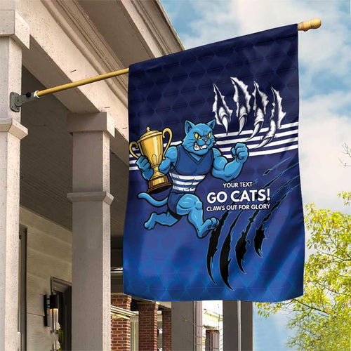 Personalised Geelong Pride Garden Flag Claws Out for Glory - Aussie Hoodie