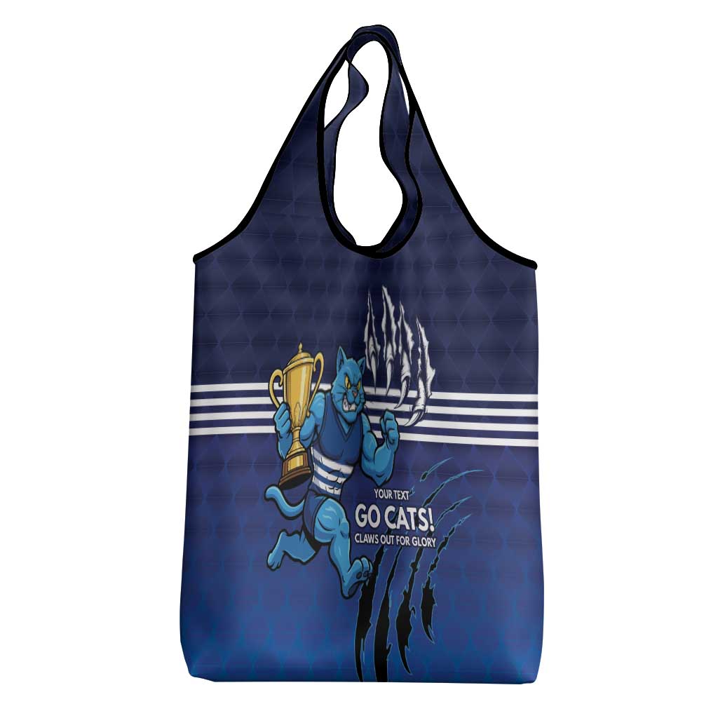 Personalised Geelong Pride Grocery Bag Claws Out for Glory - Aussie Hoodie