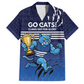 Personalised Geelong Pride Hawaiian Shirt Claws Out for Glory - Aussie Hoodie
