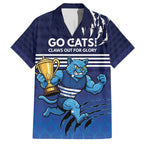 Personalised Geelong Pride Hawaiian Shirt Claws Out for Glory - Aussie Hoodie