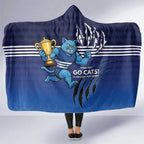 Personalised Geelong Pride Hooded Blanket Claws Out for Glory - Aussie Hoodie